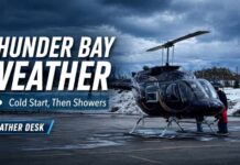 April 22, 2026: Thunder Bay Weather Desk Report — Cold Start, Sunny Breaks, Then Showers Return Tonight Thunder Bay Weather April 22 2026