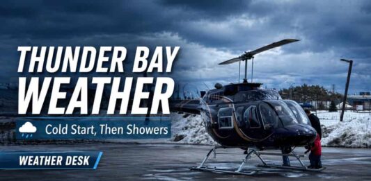 April 22, 2026: Thunder Bay Weather Desk Report — Cold Start, Sunny Breaks, Then Showers Return Tonight Thunder Bay Weather April 22 2026