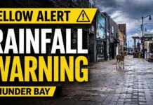 April 23, 2026: Thunder Bay Starts Blustery as Rainfall Warning Remains in Effect Thunder Bay Weather April 23 2026
