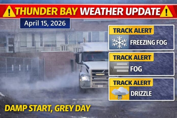 Thunder Bay weather update, April 15