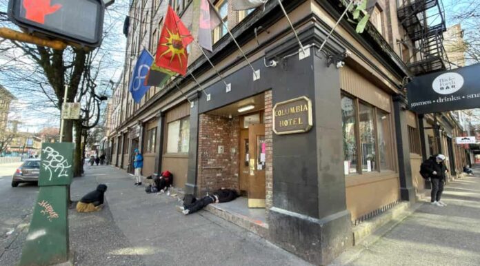 Vancouver BC Columbia Hotel