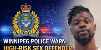 Winnipeg Police issue public warning after high-risk sex offender released on statutory release Winnipeg police issue public warning after high-risk sex offender released on statutory release
