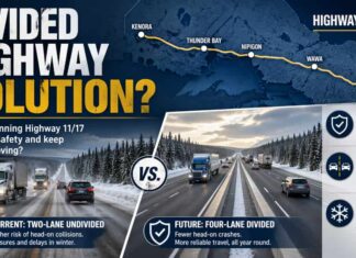 Looking for Real Solutions for Highway 11 and Highway 17 in Ontario North divided highway solution for Highway 11 and 17