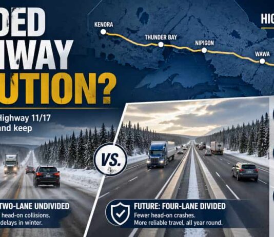 Looking for Real Solutions for Highway 11 and Highway 17 in Ontario North divided highway solution for Highway 11 and 17