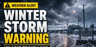 April 22, 2026: Kasabonika and Big Trout Lake Prepare for Late-Season Winter Storm A late-season winter storm is moving toward the Big Trout Lake–Kasabonika region, bringing a messy mix of snow, ice pellets, freezing rain, and strong winds from Thursday morning through Saturday afternoon