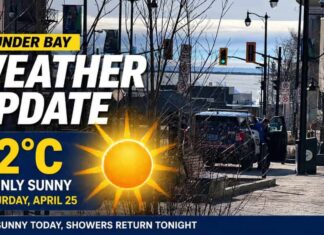 April 25, 2026: Thunder Bay Starts Sunny and Cold Before Clouds Return Tonight thunder bay weather update april 25 2026