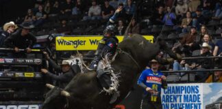 Jeremy Maisonneuve wins first PBR Canada Cup Series title in Brandon, climbing to No. 2 nationally Championship Saturday Photos (Courtesy Covy Moore)