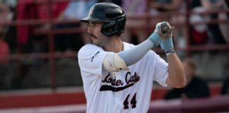 Thunder Bay Border Cats Hot Bats Blast Rochester Honkers 15-7 Border Cats Alex Kean brought home the win