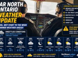 Far North Ontario Weather Update: Cool, Damp Start to the Week Across Northern First Nation Communities Far North Ontario Forecast May 18 2026