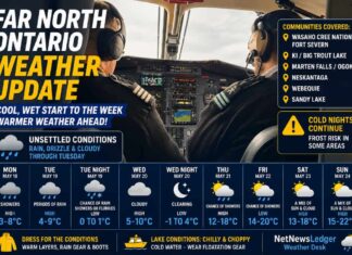 Far North Ontario Weather Update: Cool, Damp Start to the Week Across Northern First Nation Communities Far North Ontario Forecast May 18 2026