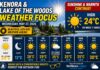 Kenora and Lake of the Woods Weather Focus – May 27, 2026: Sunshine, Heat, and High UV Kenora Weather Focus May 27 2026