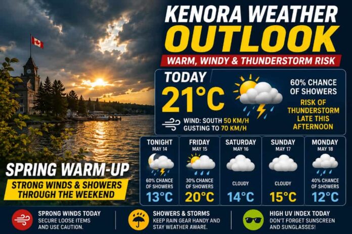 Kenora Weather Outlook for May 14 2026
