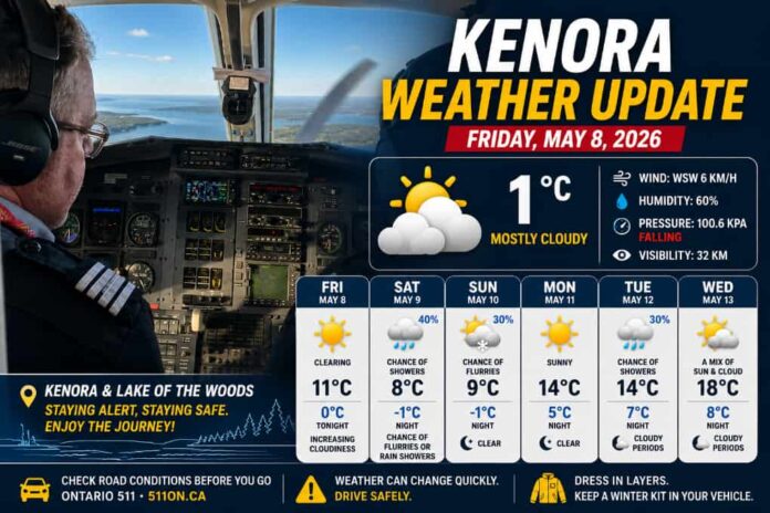 Kenora and Lake of the Woods Wather May 8 2026