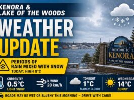 May 19, 2026: Kenora and Lake of the Woods Weather Update — A Cool, Wet Start with Rain and Snow in the Mix Kenora and Lake of the Woods Weather May 19 2026
