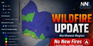 No new Northwest Region wildfires reported May 25; one active fire remains under control May 25 2026 Wildfire Update