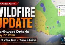 Wildfire Update – Two new Kenora-area wildfires reported as Northwest Region lists three active fires May 27 2026 Wildfire Update NetNewsLedger Wildfire Report