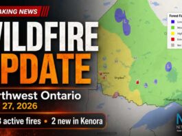 Wildfire Update – Two new Kenora-area wildfires reported as Northwest Region lists three active fires May 27 2026 Wildfire Update NetNewsLedger Wildfire Report