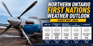 Northern Ontario First Nations Weather Outlook – Early May Cold Pattern Holds May 5 Northern Ontario FN Weather Update
