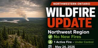 May 24 2026 Wildfire Update: No New Fires Reported Northwest Region No new fires were confirmed in the Northwest Region by the early evening of May 24