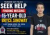 Thunder Bay police seek help finding missing 15-year-old Bryce Sinoway Thunder Bay police seek help finding missing 15-year-old Bryce Sinoway.