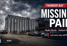Thunder Bay Police seek help locating Nodin Skunk and Ashlynn Bottle Missing Person Nodin Skunk and Ashlyn Bottle May 2026