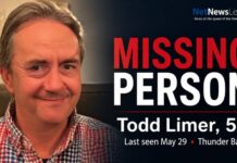 Thunder Bay police seek help locating missing 51-year-old Todd Limer Thunder Bay police seek help locating missing 51-year-old Todd Limer