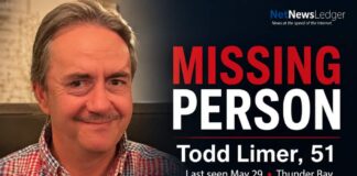 Thunder Bay police seek help locating missing 51-year-old Todd Limer Thunder Bay police seek help locating missing 51-year-old Todd Limer