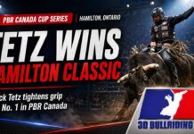 Nick Tetz wins PBR Hamilton Classic, strengthens No. 1 ranking in Canada Nick Tetz came into Hamilton with the No. 1 ranking, climbed aboard two rank bulls and rode out of TD Coliseum with another PBR Canada Cup Series victory