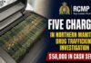 Five charged in Manitoba RCMP probe into northern drug trafficking network Five people have been charged after Manitoba RCMP say officers disrupted an alleged drug trafficking network moving illegal drugs between Winnipeg and northern Manitoba