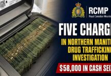 Five charged in Manitoba RCMP probe into northern drug trafficking network Five people have been charged after Manitoba RCMP say officers disrupted an alleged drug trafficking network moving illegal drugs between Winnipeg and northern Manitoba