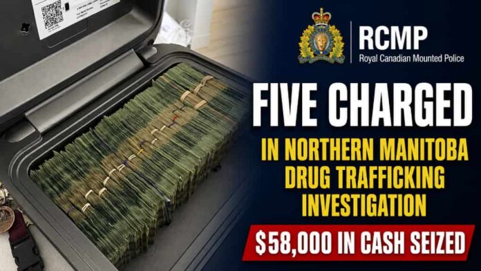 Five people have been charged after Manitoba RCMP say officers disrupted an alleged drug trafficking network moving illegal drugs between Winnipeg and northern Manitoba