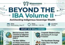 Waawoono webinar explores Indigenous equity, sovereign wealth and the future of IBAs Waawoono webinar explores Indigenous equity, sovereign wealth and the future of IBAs