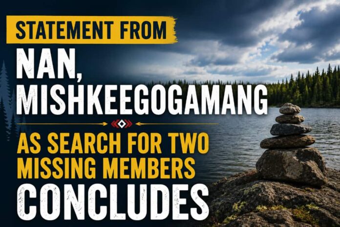 Statement from NAN and Mishkeegogaming