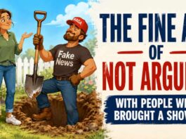 The Fine Art of Not Arguing With People Who Brought a Shovel “Never argue with an idiot. They will only bring you down to their level and beat you with experience.”