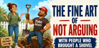 The Fine Art of Not Arguing With People Who Brought a Shovel “Never argue with an idiot. They will only bring you down to their level and beat you with experience.”