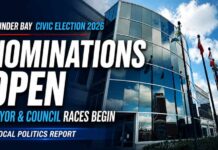 Thunder Bay Politics: 2026 civic election opens with early filings for mayor, council and wards Thunder Bay Civic Election Nominations Open