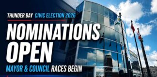 Thunder Bay Politics: 2026 civic election opens with early filings for mayor, council and wards Thunder Bay Civic Election Nominations Open