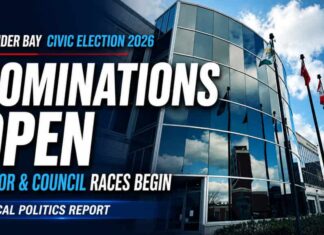 Thunder Bay Politics: 2026 civic election opens with early filings for mayor, council and wards Thunder Bay Civic Election Nominations Open