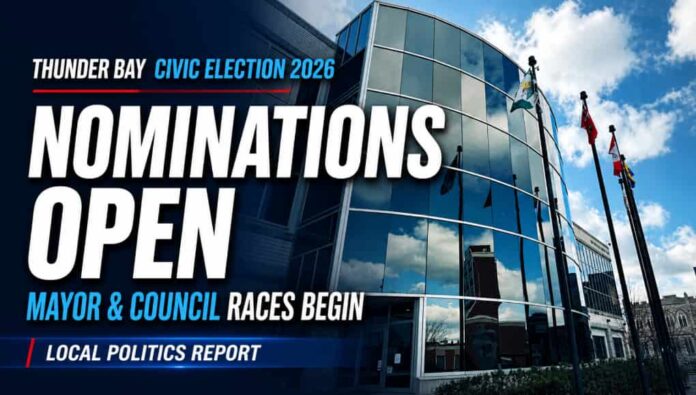 Thunder Bay Civic Election Nominations Open