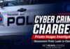 Thunder Bay cybercrime probe leads to intimate image and harassment charges A Thunder Bay Police Service Cyber Crime Unit investigation into the alleged distribution of private images without consent and harassment has led to multiple charges against a Thunder Bay woman. Police say the investigation remains ongoing