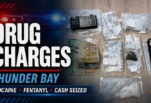 Greater Toronto Resident Charged Following Cumberland Street South Drug Bust in Thunder Bay North York and Thunder Bay residents charged after police seize suspected cocaine and fentanyl.
