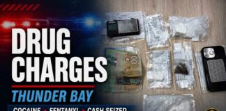 Greater Toronto Resident Charged Following Cumberland Street South Drug Bust in Thunder Bay North York and Thunder Bay residents charged after police seize suspected cocaine and fentanyl.