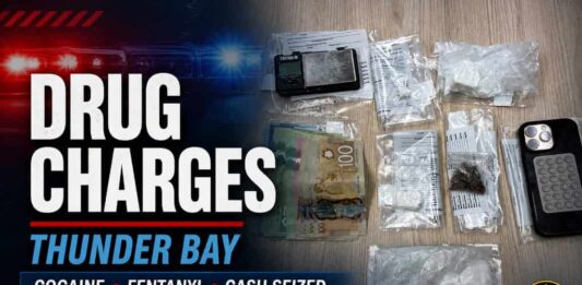 Greater Toronto Resident Charged Following Cumberland Street South Drug Bust in Thunder Bay North York and Thunder Bay residents charged after police seize suspected cocaine and fentanyl.