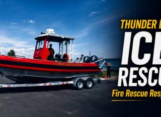 Thunder Bay Fire Rescue warns residents after ice rescue at a local park Thunder Bay Fire Rescue Ice