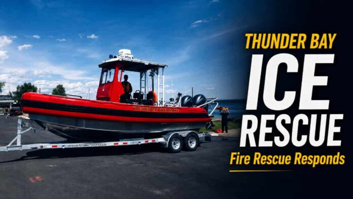 Thunder Bay Fire Rescue Ice