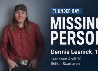 Thunder Bay – Missing 19-Year-Old Dennis Lesnick Thunder Bay Missing Person Dennis Lesnick