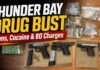 Seven charged after Thunder Bay police seize guns, cocaine and crack cocaine Thunder Bay OPP Drug Bust