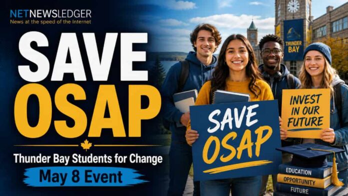 Thunder Bay Save OSAP rally