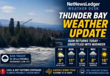 Thunder Bay Weather Update: Rain Returns After a Brief Taste of Spring Sunshine Thunder Bay Weather for May 17 2026