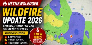 Wildfire Update – Two New Fires Reported in Northwest Ontario; One Remains Active Near Hasson Lake Wildfire Update May 26 2026